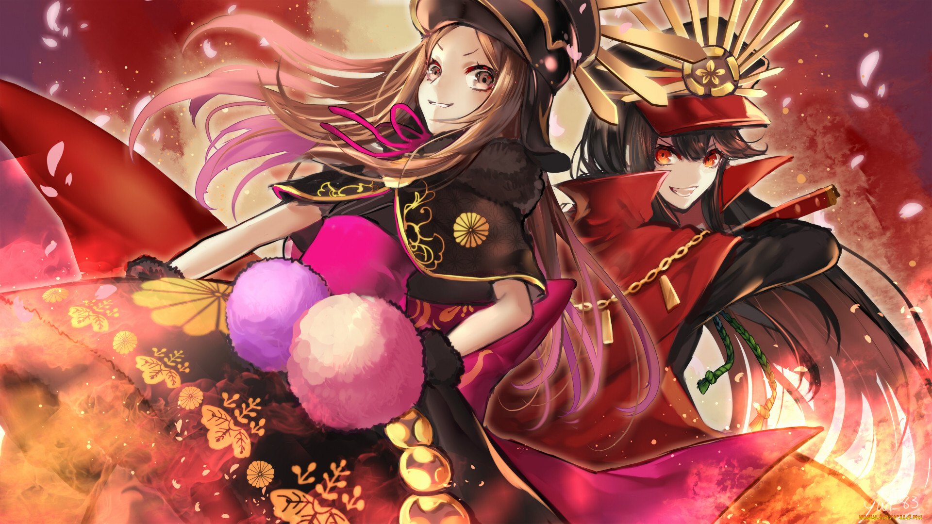 , fate, stay night, nobunaga, oda, chacha